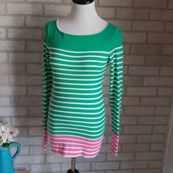 Lilly Pulitzer Sweaters - Lilly Pulitzer Maria Popover Striped Sweater Small